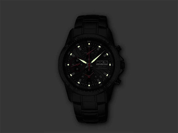 HKS 50TH CHRONOGRAPH WATCH 51007-AK489 - Black Hawk