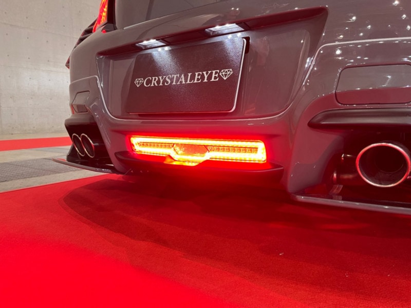CRYSTAL EYE FIBER LED REAR BUMPER LAMP BLACK (BK) FOR TOYOTA GR86 SUBARU BRZ J352-BK