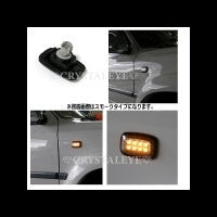 CRYSTAL EYE CRYSTAL LED SIDE MARKER, BLACK TYPE FOR TOYOTA FJ CRUISER D020BK