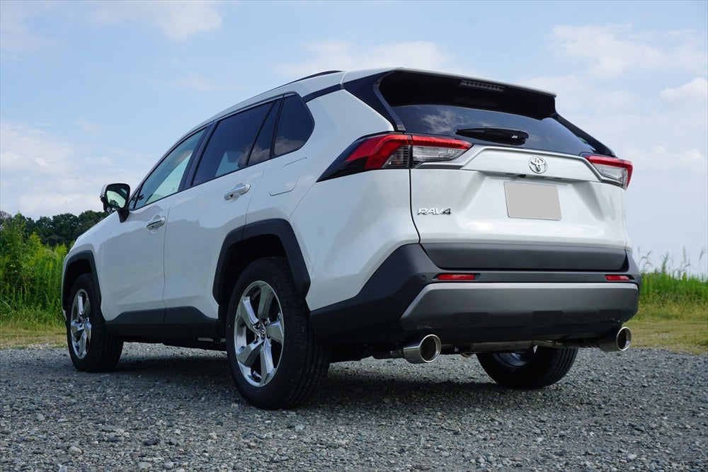 EXART ONE MUFFLER CARBON FIBER CIRCULAR TAILPIPE (OUTER DIAMETER Φ114) EXHAUST EXHAUST FOR TOYOTA RAV4 6BA-MXAA54 GASOLINE M20A-FKS EA02-TY112-C
