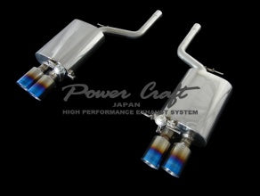 POWER CRAFT HYBRID EXHAUST MUFFLER SYSTEM WITH BLACK TAIL FOR BMW E60 M5  P-BM540101-BKT