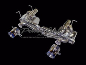 POWER CRAFT HYBRID EXHAUST MUFFLER SYSTEM WITH BLACK TAIL FOR FERRARI 488 SPECIA P-FE900101-BKT