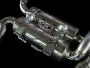 POWER CRAFT HYBRID EXHAUST MUFFLER SYSTEM WITH BLACK TAIL FOR BMW E90 M3 P-BM520101-BKT