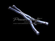 POWER CRAFT HYBRID EXHAUST MUFFLER SYSTEM FRONT PIPE SET WITH BLACK TAIL FOR CORVETTE CORVETTE C7 P-CO990101-SE-BKT
