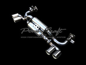 POWER CRAFT HYBRID EXHAUST MUFFLER SYSTEM WITH BLACK TAIL FOR PORSCHE 991.2 CARRERA PORSCHE 991.2 CARRERA S P-PO580103-BKT