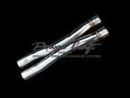 POWER CRAFT HYBRID EXHAUST MUFFLER SYSTEM TITAN TAIL WITH X TUBE FOR FERRARI FF P-FE860102-SE - Black Hawk Japan