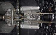 POWER CRAFT HYBRID EXHAUST MUFFLER SYSTEM TWIN VALVE FOR NISSAN V36 SKYLINE COUPE P-NI100101