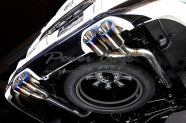POWER CRAFT EXHAUST MUFFLER SYSTEM 4-PIPE FOR LEXUS LX570 MODELISTA AERO P-TO210104