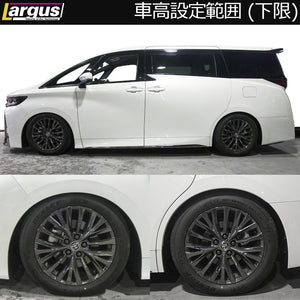 LARGUS SPEC S COILOVER KIT FOR TOYOTA VELLFIRE AAHH45W 4WD 01011209137-QQ-8