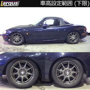 LARGUS SPEC SR COILOVER KIT FOR MAZDA ROADSTER NB8C 2WD 01011410002-QQ-2