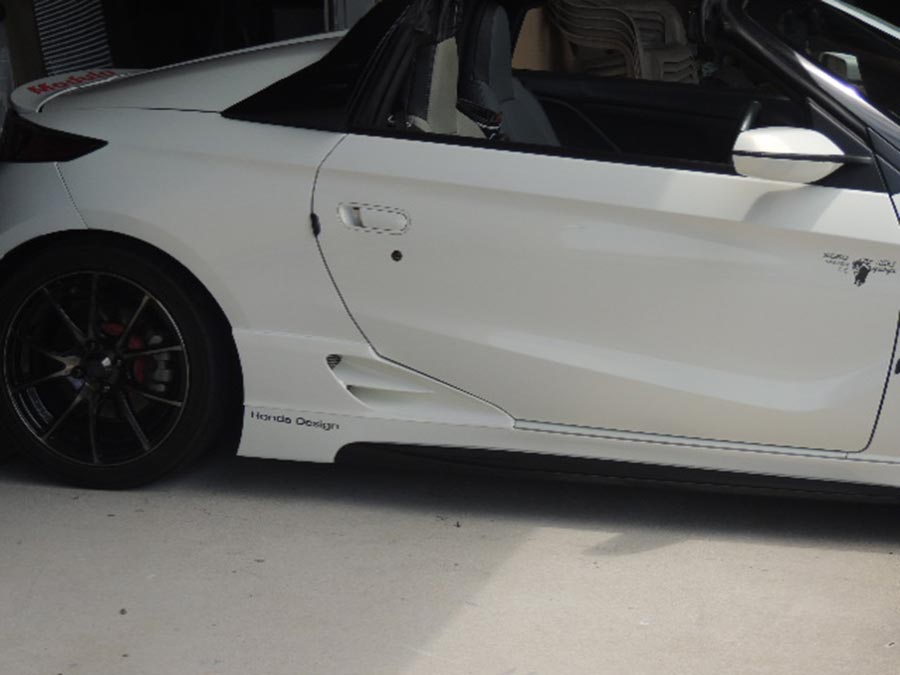J-MODE SIDE DUCT FOR VEHICLES WITH MUGEN SIDE SPOILERS- FRENCH BLUE PEARL (B630P) FOR HONDA S660 JW5 J-MODE-00004