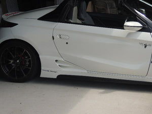 J-MODE SIDE DUCT FOR VEHICLES WITH MUGEN SIDE SPOILERS- FLAME RED (R513) FOR HONDA S660 JW5 J-MODE-00003