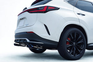 EXART MUFFLER [SILKY SOUND] GRAPHITE METALLIC OVAL TAIL FOR LEXUS NX350H 6AA-AAZH20 6AA-AAZH25 A25A-FXS EA02-LX124-G