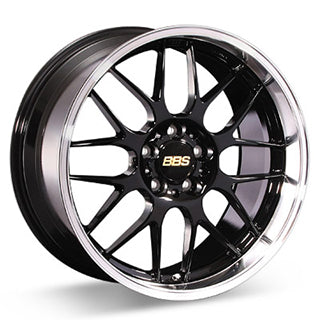 BBS RG-R RG710 17X7.0 +42 5X114.3 BLACK DIAMOND CUT (BKD) FOR