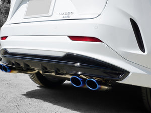 EXART ONE MUFFLER SPORTS SOUND CARBON OVAL TAIL (110MM X 70MM 4 PIECES) EXHAUST EXHAUST FOR LEXUS NX350 5BA-TAZA25 T24A EA02-LX113-C