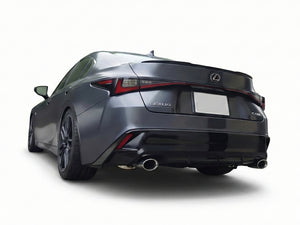 EXART IVSC MUFFLER CARBON FIBER OVAL TAIL (120MM WIDTH) EXHAUST EXHAUST FOR LEXUS IS350 3BA-GSE31 2GR-FKS EA01-LX115-CARBON-FIBER-OVAL-TAILPIPE-120MM-WIDTH