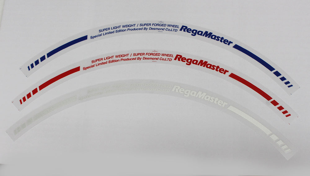 DESMOND 19 INCH REGAMASTER EVO II LIP STICKER RED DESMOND-00730