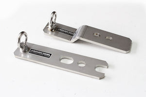 M&M HONDA STAINLESS STEEL 4-POINT SEAT BELT BRACKET DOOR SIDE (1 PIECE) FOR HONDA CIVIC FL5  01710-FL5-M002-OS