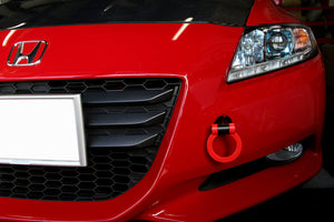 M&M HONDA FRONT FOLDABLE TOW HOOK RED FOR CR-Z ZF1 ZF2  01713-ZF1-F001R