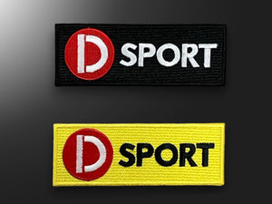 D-SPORT STICKERS & PATCHES ROUND STICKER RED FOR  08231B-RE