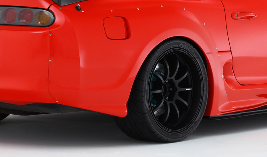 VARIS RIDOX REAR WIDE FENDER FRP FOR TOYOTA SUPRA JZA80 RDTO-010
