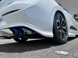 EXART ONE MUFFLER WITH GRAPHITE TAILPIPE (CIRCULAR 89MM OUTER DIAMETER) EXHAUST EXHAUST FOR TOYOTA CROWN CROSSOVER 6AA-AZSH35 A25A-FXS EA02-TY116-MG