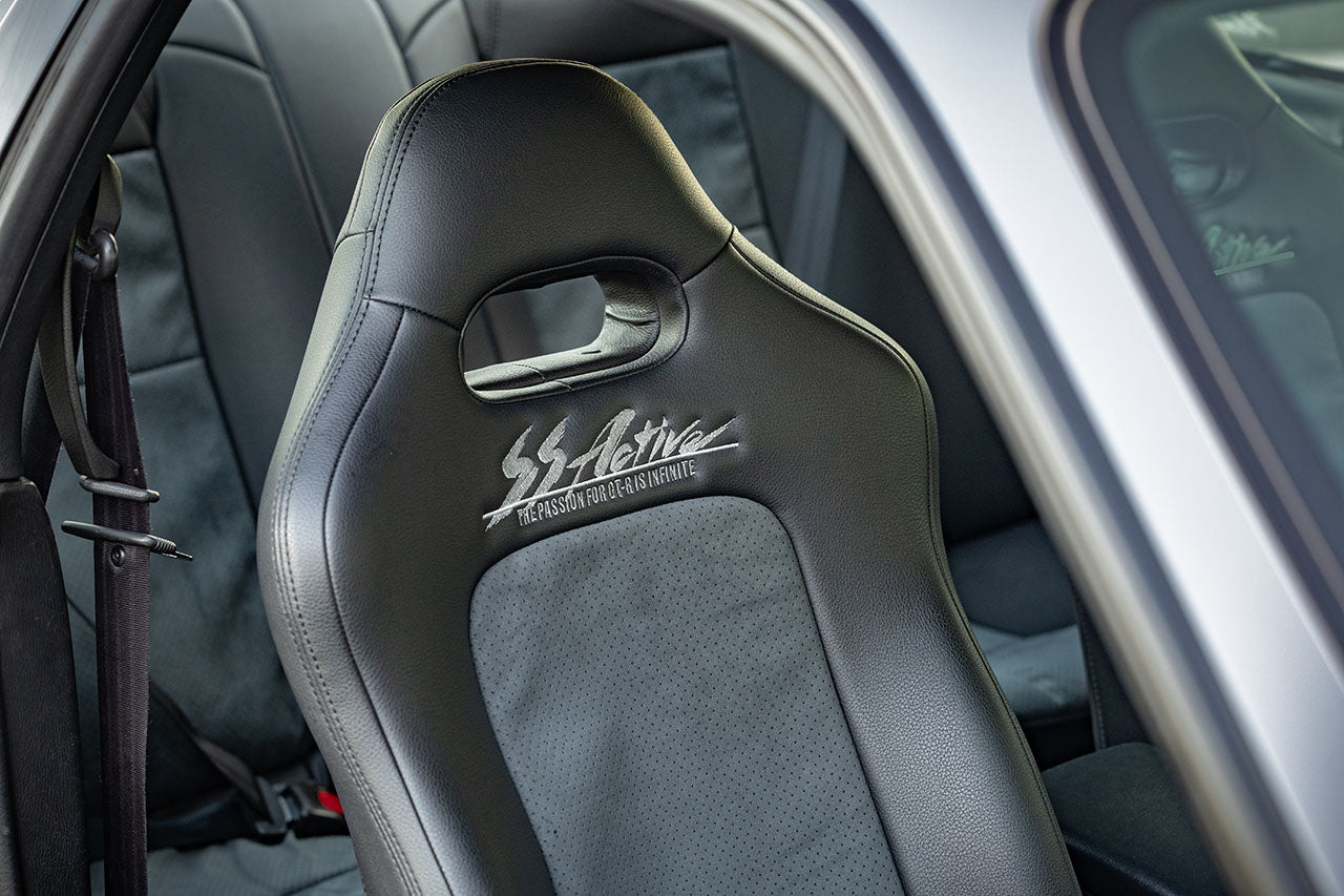 GARAGE ACTIVE ORIGINAL SEAT COVERS PVC X ULTRASUEDE FOR NISSAN SKYLINE GT-R BNR32 GARAGE-ACTIVE-00021
