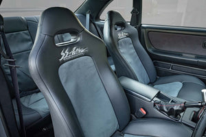 GARAGE ACTIVE ORIGINAL SEAT COVERS PVC X ULTRASUEDE FOR NISSAN SKYLINE GT-R BNR34 GARAGE-ACTIVE-00023