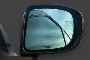 D-SPORT BLUE WIDE MIRROR FOR BSM-EQUIPPED VEHICLES FOR DAIHATSU ROCKY A202 87900-A310