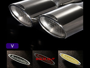 ADMIRATION DEPORTE EXECUTIVE MUFFLER, DUAL EXHAUST (LEFT & RIGHT) FOR AERO KIT V-TAIL (TAIL SLIDE TYPE) FOR TOYOTA ALPHARD 40 45 ADMIRATION-00031