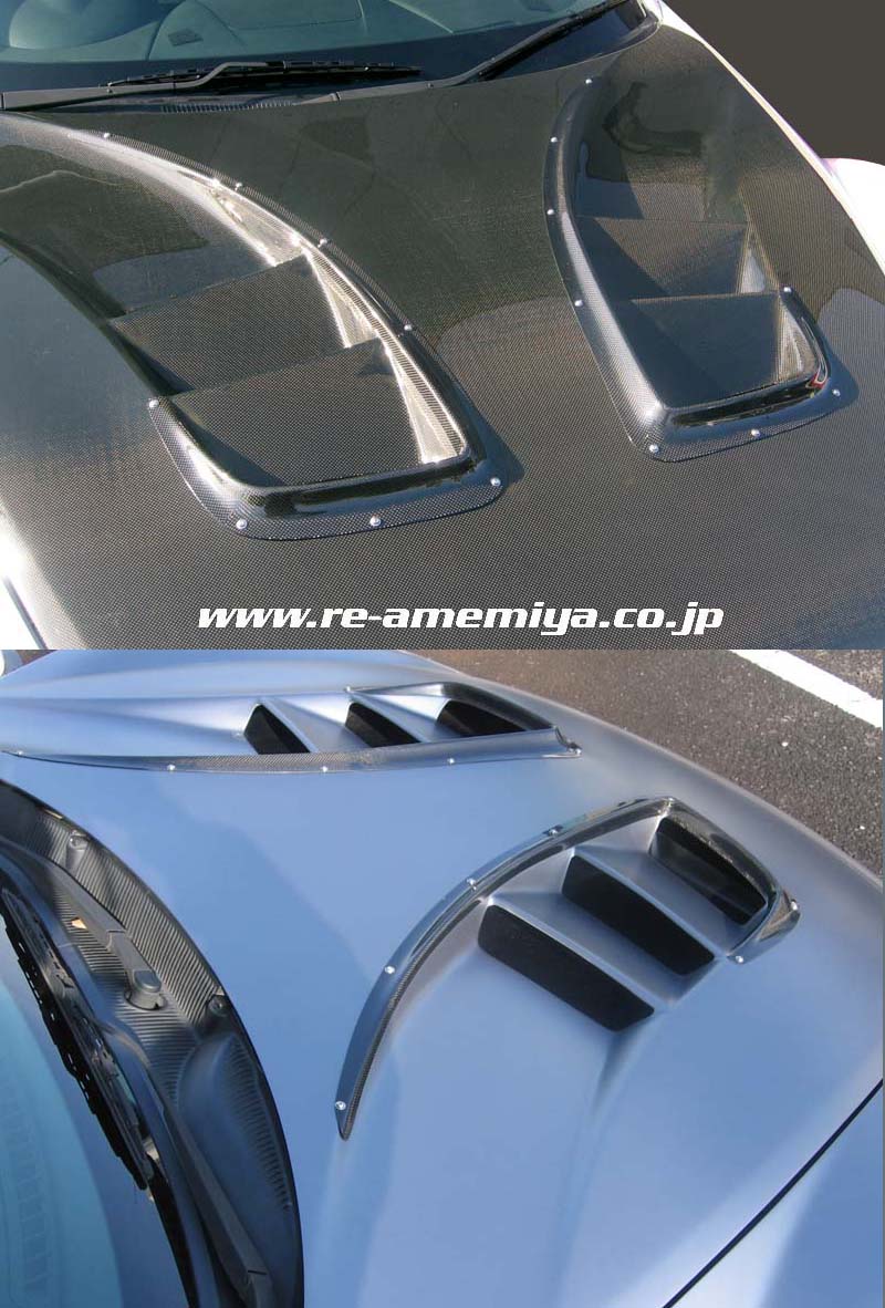 RE-AMEMIYA HOOD D1 DUCT GARNE CARBON FOR MAZDA RX-8 D0-088030-058