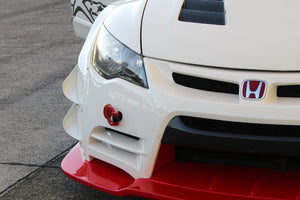 M&M HONDA FRONT TWIN CANARD FOR WIDE BODY KIT FOR CIVIC FD2 FD1  01010-FD2-MR05