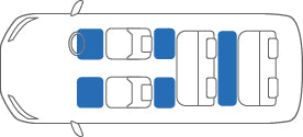 KARO FLAXY BRILLIANT BEIGE FLOOR MATS FOR Mitsubishi Pajero V7#W FLAXY-1295-BEIGE