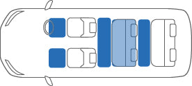 KARO GRAN SISAL BLUE BLACK FLOOR MATS FOR CHRYSLER Voyager GS33S GRAN-SISAL-1004-BLUE-BLACK