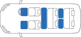 KARO FLAXY BRILLIANT WHITE FLOOR MATS FOR MERCEDES BENZ GL-CLASS X166 FLAXY-3728-WHITE