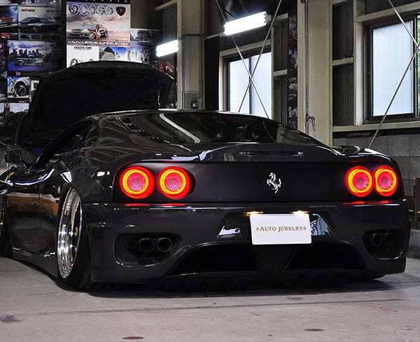 CRYSTAL EYE FIBER LED TAIL FERRARI AUTO JEWELRY FOR FERRARI 360 355 550 575 512 F50 J256RS