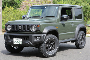 APIO WILDBOAR X 15X6J -5 5X139.7 RAID BLACK GLOSSY BLACK FOR SUZUKI JIMNY JB74 JB43 JB33 JB32 JB31 7200-15R