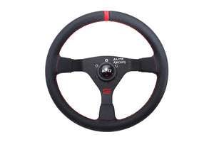 BLITZ OMP STEERING WHEEL φ350 LEATHER FOR 13521