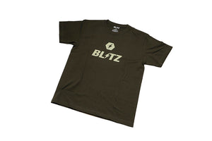 BLITZ WEAR HEXAGON TEE T-SHIRT ARMY GREEN XL 13576
