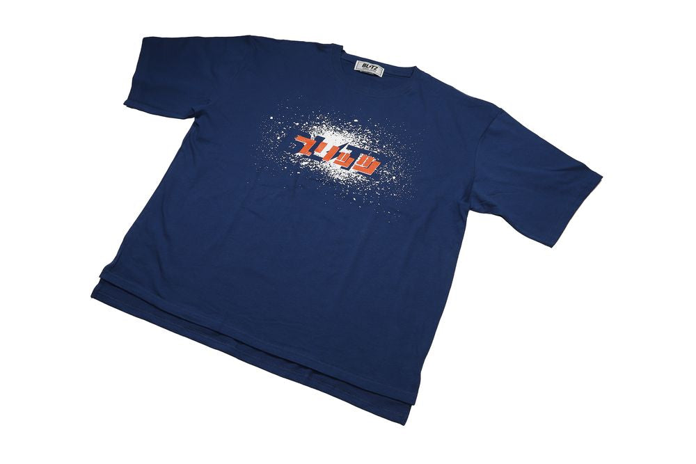 BLITZ LAYER LOGO SLIT TEE L T-SHIRT 13621