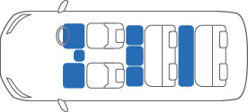 KARO FLAXY BRILLIANT BEIGE FLOOR MATS FOR Toyota Esquire ZWR80# FLAXY-3965-BEIGE