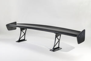 KONDO-ENGINEERING TAKUMI PROJECT GT WING SIDE MOUNT 1410MM STANDARD MOUNT TYPE 220MM H-CFRP CLEAR COATED FOR SUBARU WRX STI S4 BRZ ZD8 TOYOTA GR86 ZN8 KONDO-ENGINEERING-00001