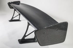 KONDO ENGINEERING TAKUMI PROJECT GT WING 3D TYPE SIDE MOUNT 1410MM HIGH MOUNT TYPE 250MM CFRP CLEAR COATED FOR SUBARU WRX STI S4 KONDO-ENGINEERING-00003