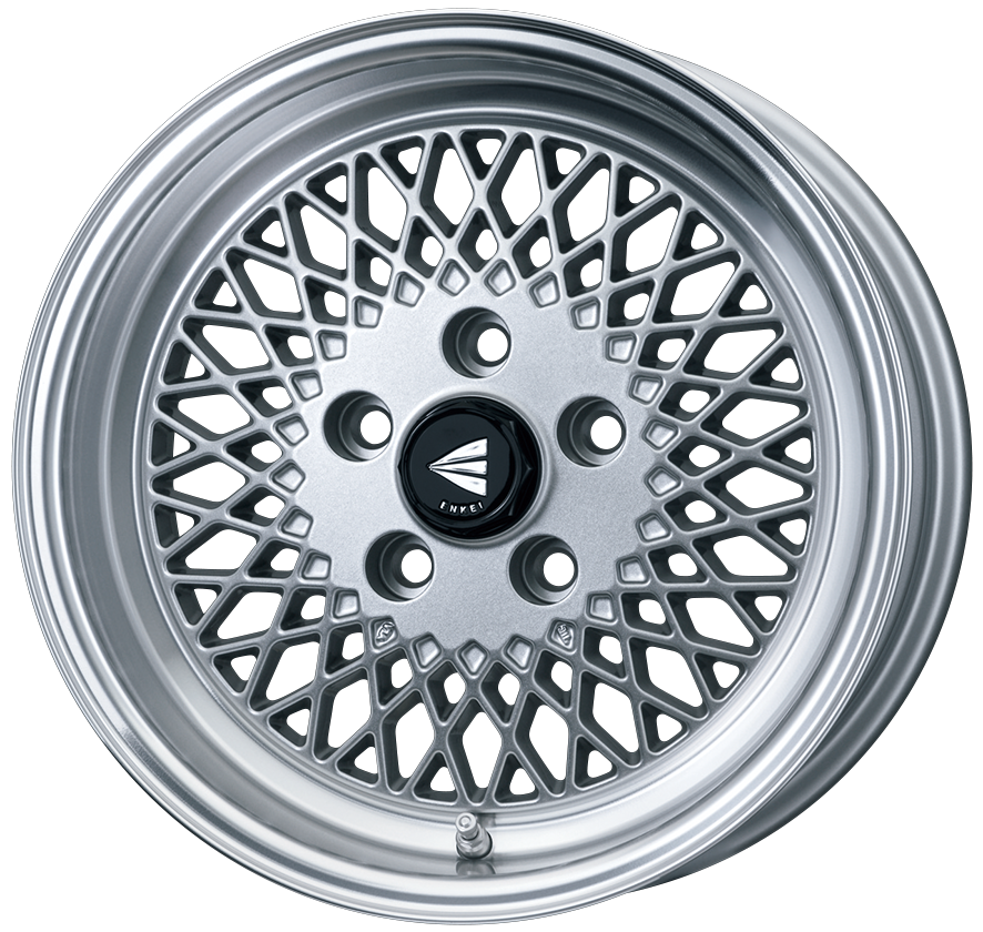 ENKEI ENKEI NEO CLASSIC ENKEI92 15X8J 100X4 25 SILVER WITH MACHINED LIP ENKEI-01508