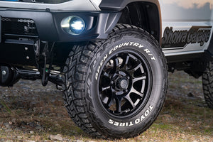 SHOWA GARAGE SNAP-WADE ALUMINUM WHEEL 16-INCH 16X5.5 0MM GLOSS BLACK FOR SUZUKI JIMNY SIERRA JB74/JB43 JIMNY NOMAD JC74 W00245
