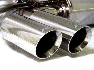 KREISSIEG CAT-BACK F1 SOUND VALVETRONIC EXHAUST SYSTEM 4-PIPE STAINLESS STEEL FLOATING CURL TAIL SANDBLASTED KSG LOGO MARK MANUAL SHIFT FOR TOYOTA 86 T86-02-STAINLESS-MANUAL