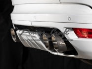 POWER CRAFT HYBRID EXHAUST MUFFLER SYSTEM WITH BLACK TAIL FOR RANGE ROVER SPORT SVR 4WD  P-LAN1130101-BKT - Black Hawk Japan