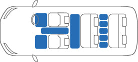 KARO GRAN SISAL WHITE BLACK FLOOR MATS FOR Honda Odyssey RC1 GRAN-SISAL-3422-WHITE-BLACK