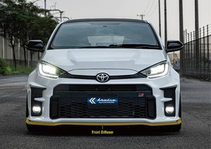 KUHL RACING KRUISE KR-GRYRR FRONT DIFFUSER ONE TONE PAINTED FOR TOYOTA GR YARIS GXPA16 KUHL-00011