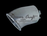 POWER CRAFT SINGLE TAIL REAR MUFFLER DOLFIN TAIL FOR TOYOTA GR86 ZN8 P-TO220103